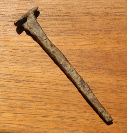 Spike, Iron, Roman, Crucifixion size, ca. 1st-3rd Cent. AD